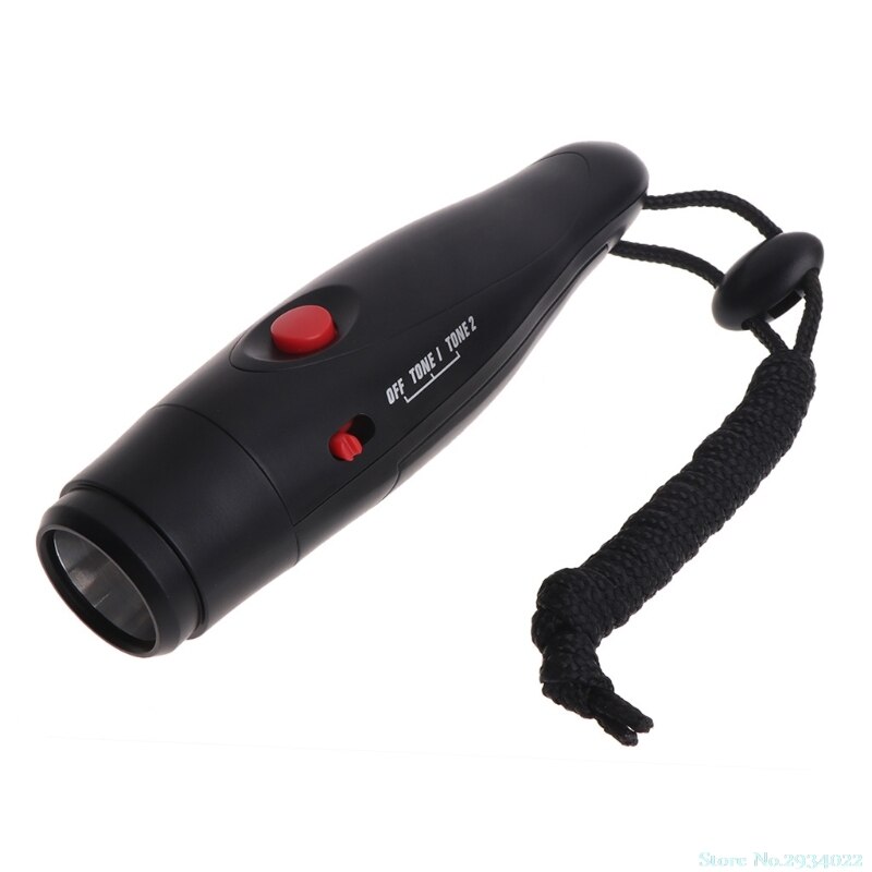 Electronic Referee Plastic Whistle Outdoor Survival Sport Football: Black