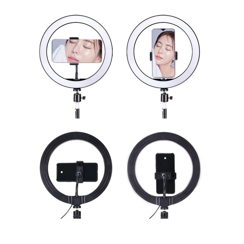 10 Polegada anel liso luz selfie beleza fotografia telefone móvel luz ao vivo três temperatura de cor led luz preenchimento