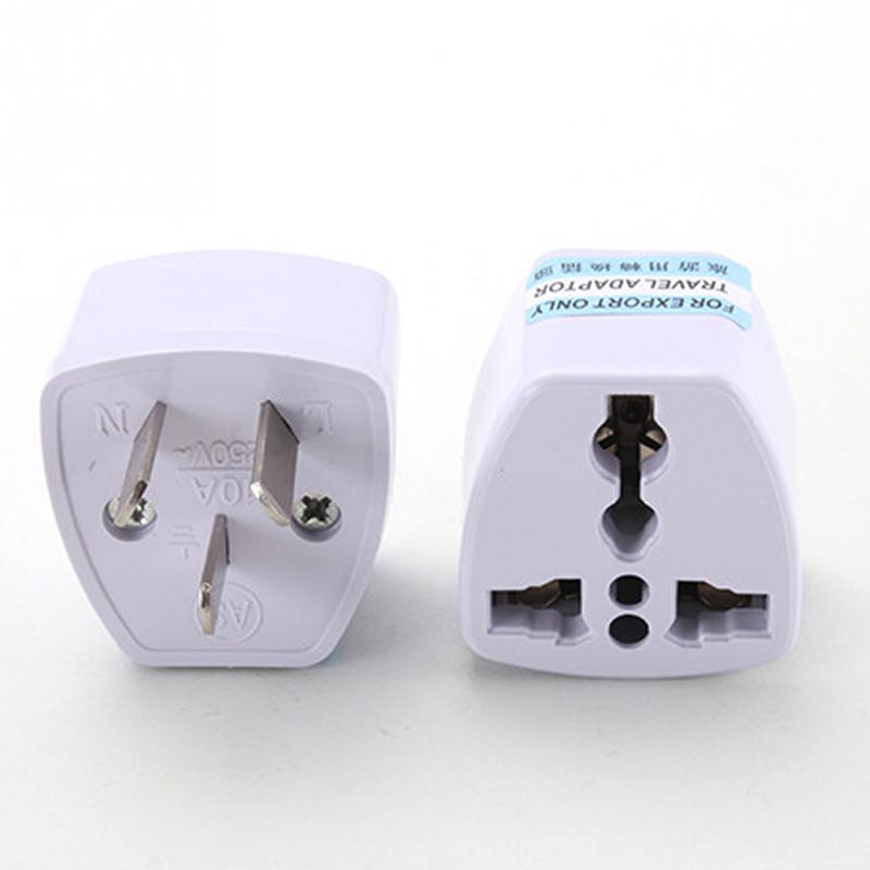 Universal Travel Charger International Plug Adaptor 2-3 Flat Round Triangle Square Converter UK Socket To AU US EU GB DE Euro AC: GB Triangle