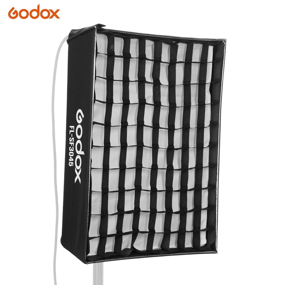 Godox FL-SF3045 Softbox Kit Met Honeycomb Grid Zachte Doek Draagtas Voor Godox FL60 Flexibele Led Licht Roll-Flex foto Licht