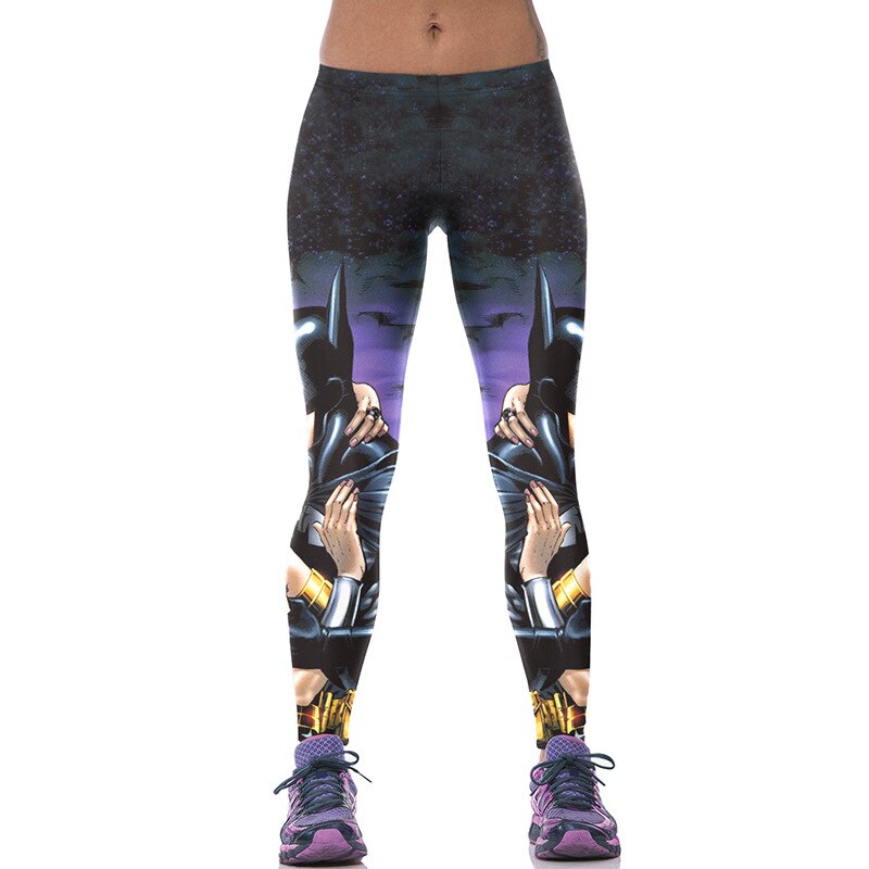 Plus Size Fitness Broek Bruin Tigter Afdrukken Sport Broek Voor Vrouwen 3D Printingbodybuilding Broek 3 Patronen