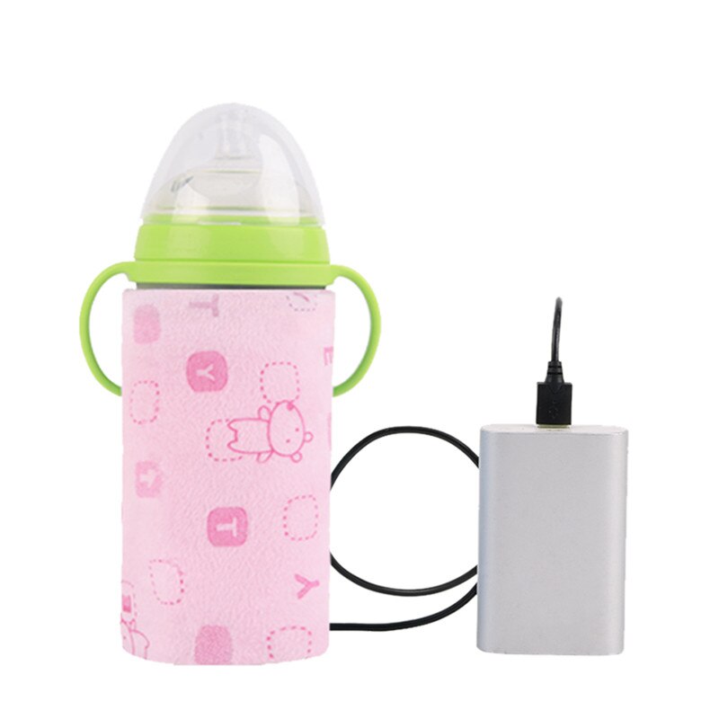 Usb mælkevandsvarmer rejser udendørs sutteflaskevarmer klapvogn isoleret varmelegeme spædbarn baby amme suttepose isoleringspose: Default Title