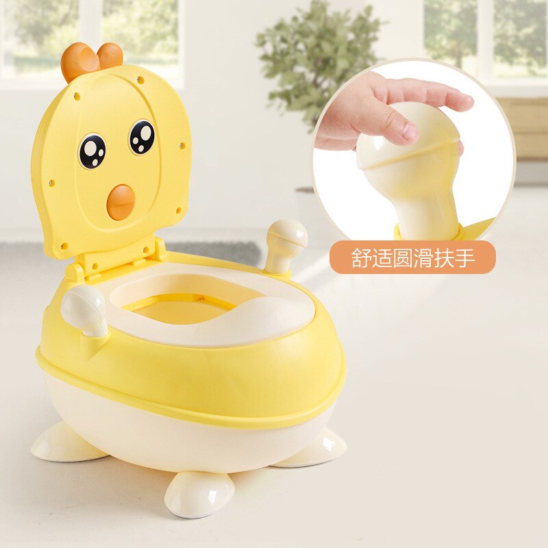 Baby Potty Training Toilet Seat Portable Baby Pot For Children Comfortable Backrest Toilet Girls Boys Cartoon Pots