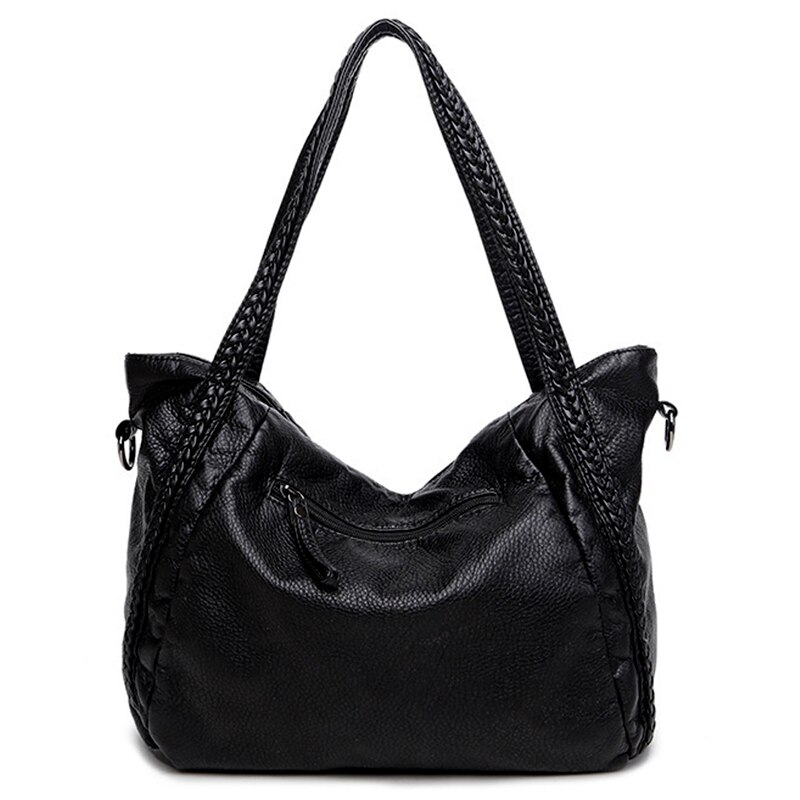 Sisjuly Soft PU Leather Top-handle Women Bags Large Shoulder Bag Messenger Bags For Women Sac