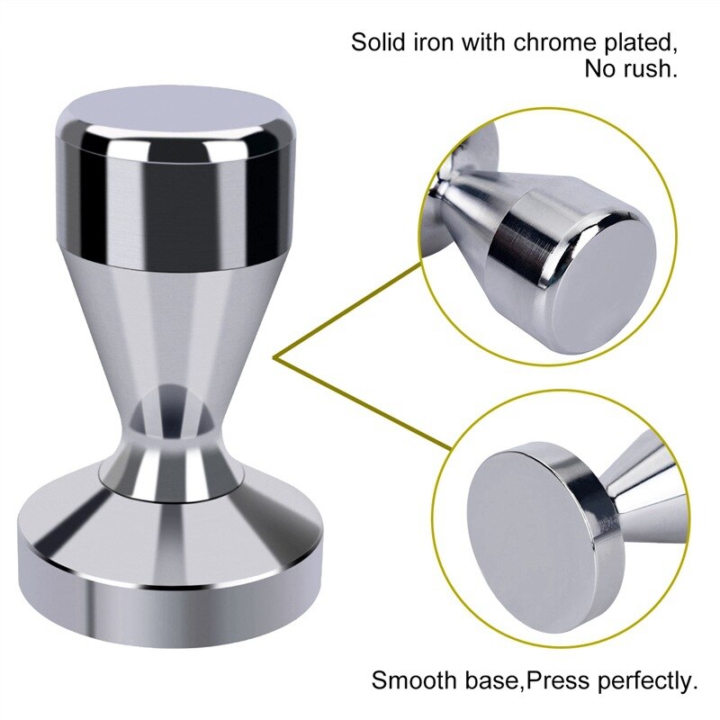 49/51/58mm stainless steel manual coffee powder hammer espresso machine cafe barista tool machine accessories