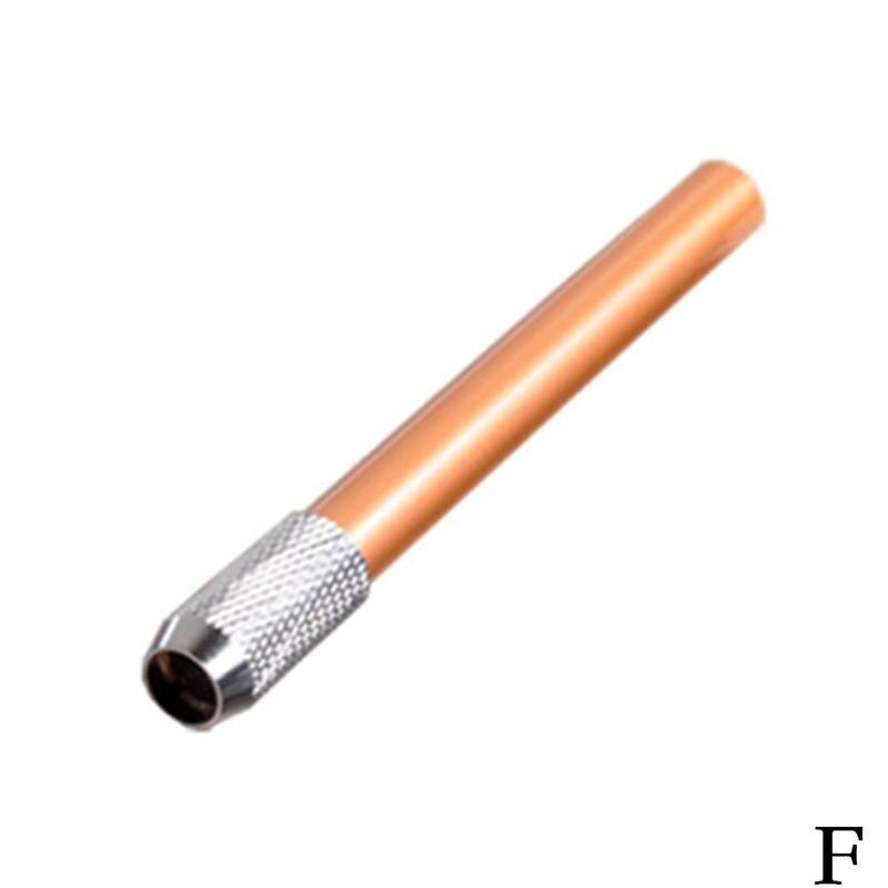 Lápiz de Metal útil, extensor alargador, soporte para dibujo escolar, útiles de papelería para estudiantes, suministros de pintura T1A5 1 unidad: Gris claro