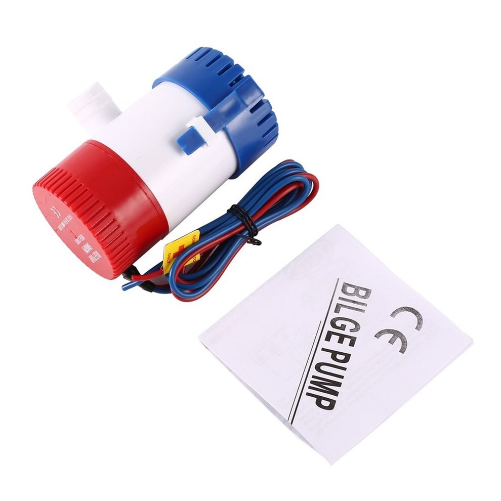 High Flow Widely Use Water Bilge Pump 1100GPH For Submersibles Boats Seaplane Motor Homes Houseboats 12V