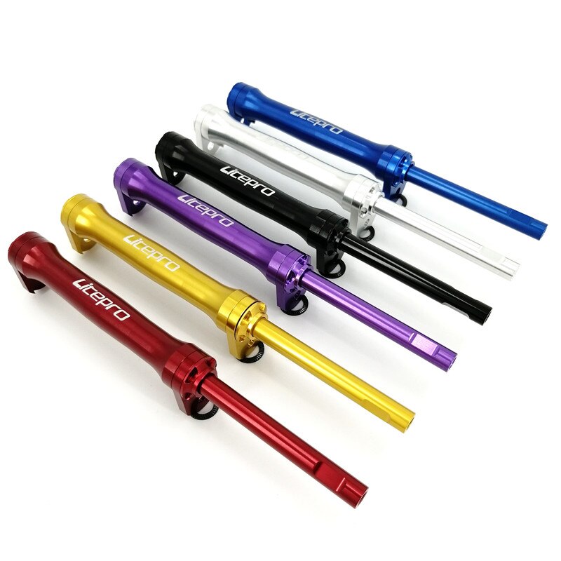 Litepro Easywheel & Extension Bar Telescopic Rod Brompton Rear Racks Easy Wheel
