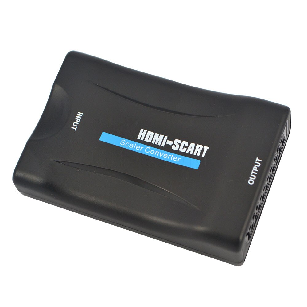 SCART AV Adapter Umschaltbar – Konverter Für Audio/Video & S-Video, Plug & Play