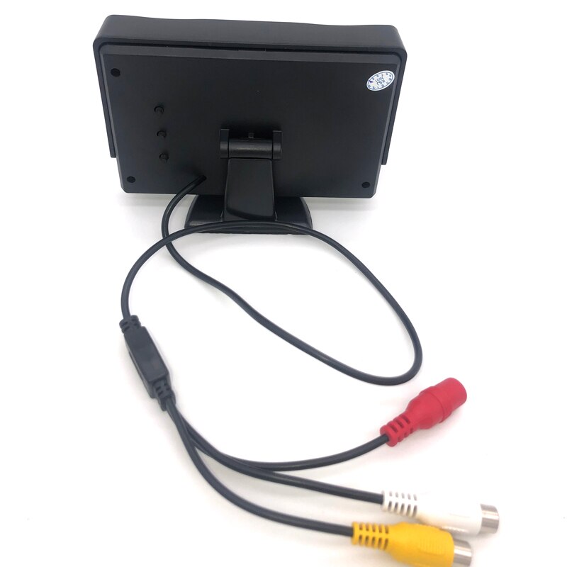 EFHIPS-Monitor plegable para coche, pantalla HD de 4,3 pulgadas TFT LCD, cámara de marcha atrás, sistema de aparcamiento para monitores retrovisores
