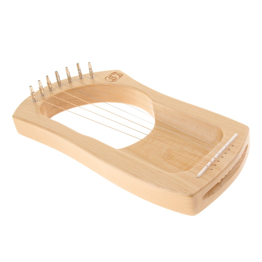 ARPA de madera de caoba de 7 cuerdas, piezas de instrumentos de cuerda para amantes de la música