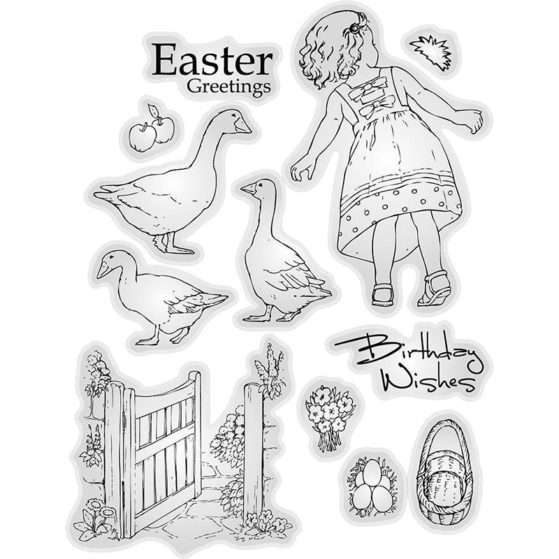 Render Hide Seek Transparent Clear Silicone Stamp/Seal for DIY Scrapbooking/Photo Album Decorative Paper Card Making Stamp