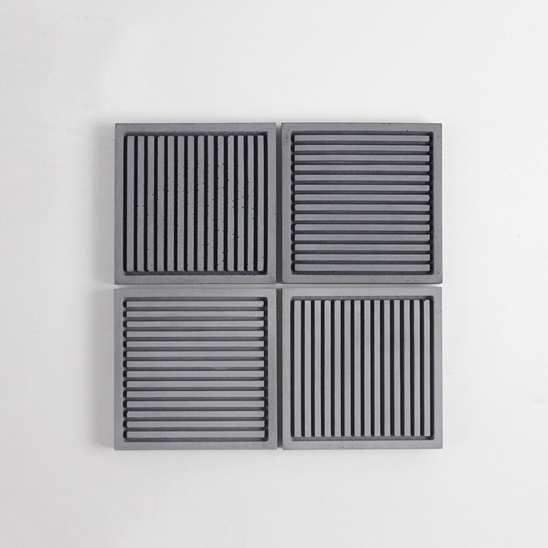 Multi Silicone Concrete Coaster Molds Cement Base Molds Tea Cup Holder Tray Molds Minimalist Tray Molds