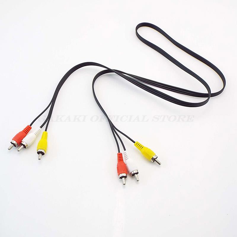 Cavo Audio video con spina AV composita da 3 connettori RCA maschio a 3 RCA maschio
