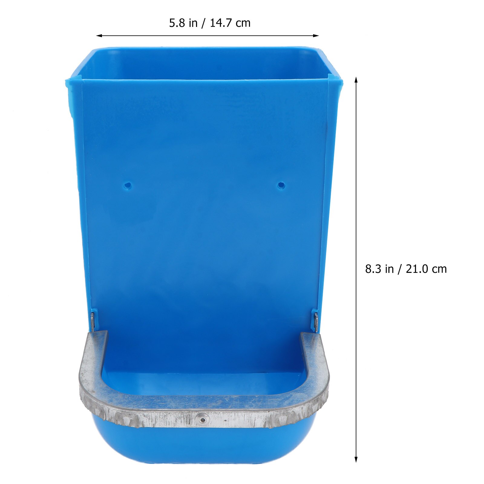 3pcs Rabbit Food Bowl Large Capacity Feeder Poultry Feed Bucket Chicken Feeder Random Color