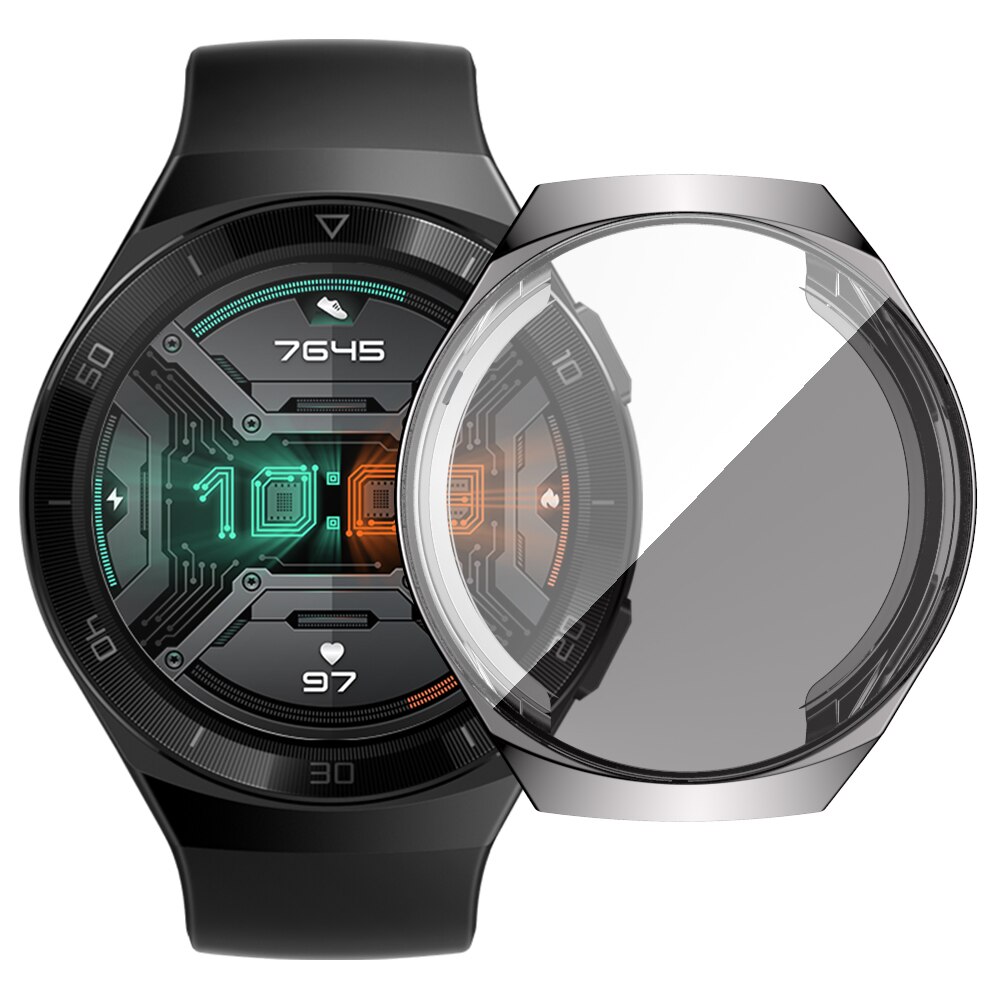 För huawei klocka  gt 2e remmar silikon ersättningsband topp klockarmband armband huawei  gt2e dubbelfärgad rem