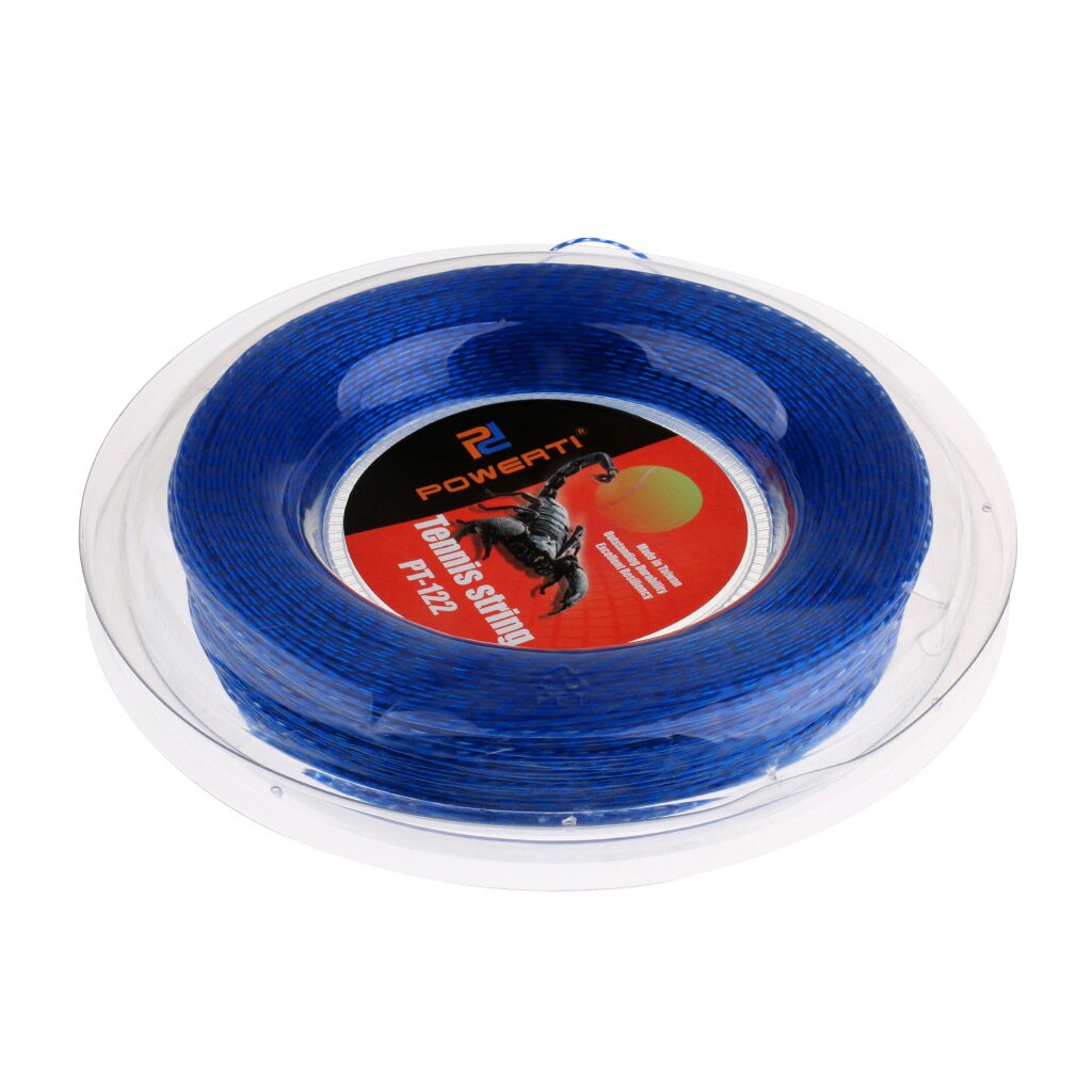 Tennis String Duurzaam Hoge Elastische Nylon Tennisracket Snaar 200M 1.3Mm: Blue