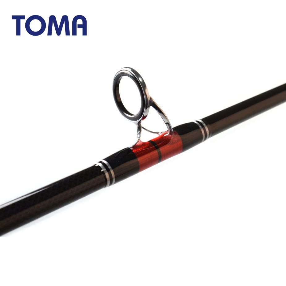 TOMA Lure Weight 70-250g Sea Boat Jigging Fishing Rod 1.8M 1.95M 2.1M 3 Sections Carbon Fiber Saltwater Spinning Fishing Rod