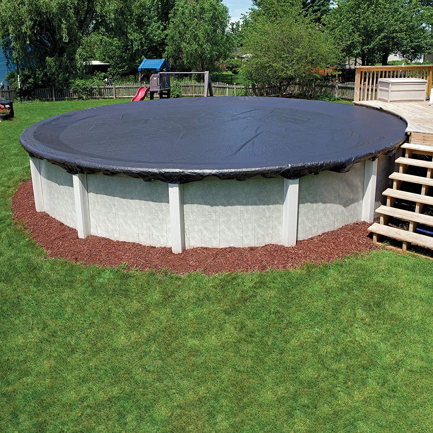 Cubierta multiusos para Piscina redonda grande 210D, protección de hojas y muebles de Patio, jardín al aire libre