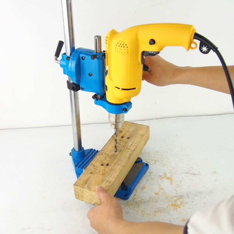Drill Press Stand bench for Electric power Drill iron base Workbench Clamp for Drilling Collet 38 43mm 90 degrees