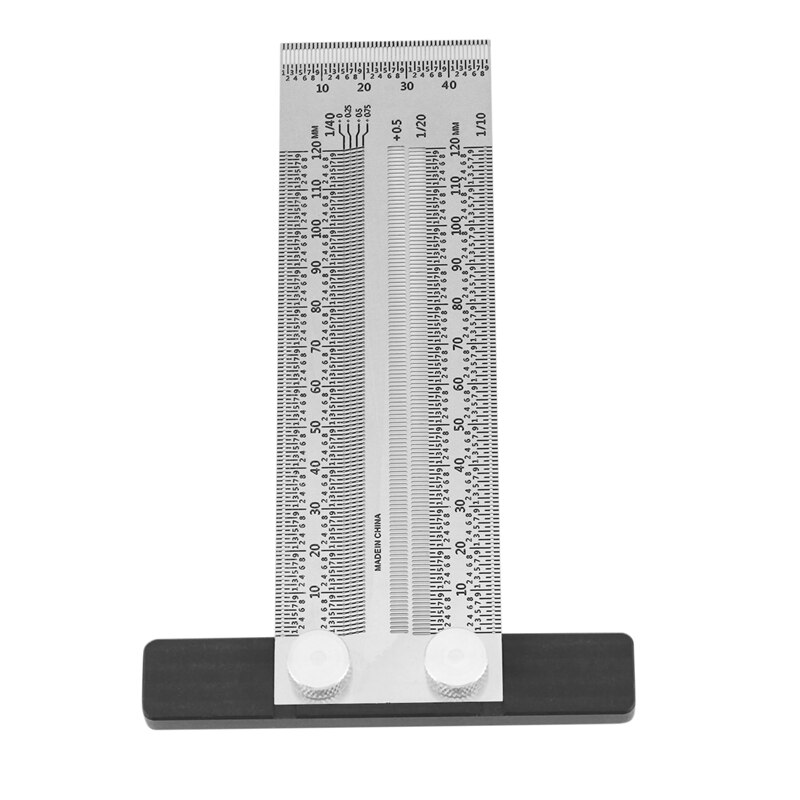 120 MM T Square Woodpecker Tools Woodpecker Square Precision Tiny T-Rule Precision Marking Ruler