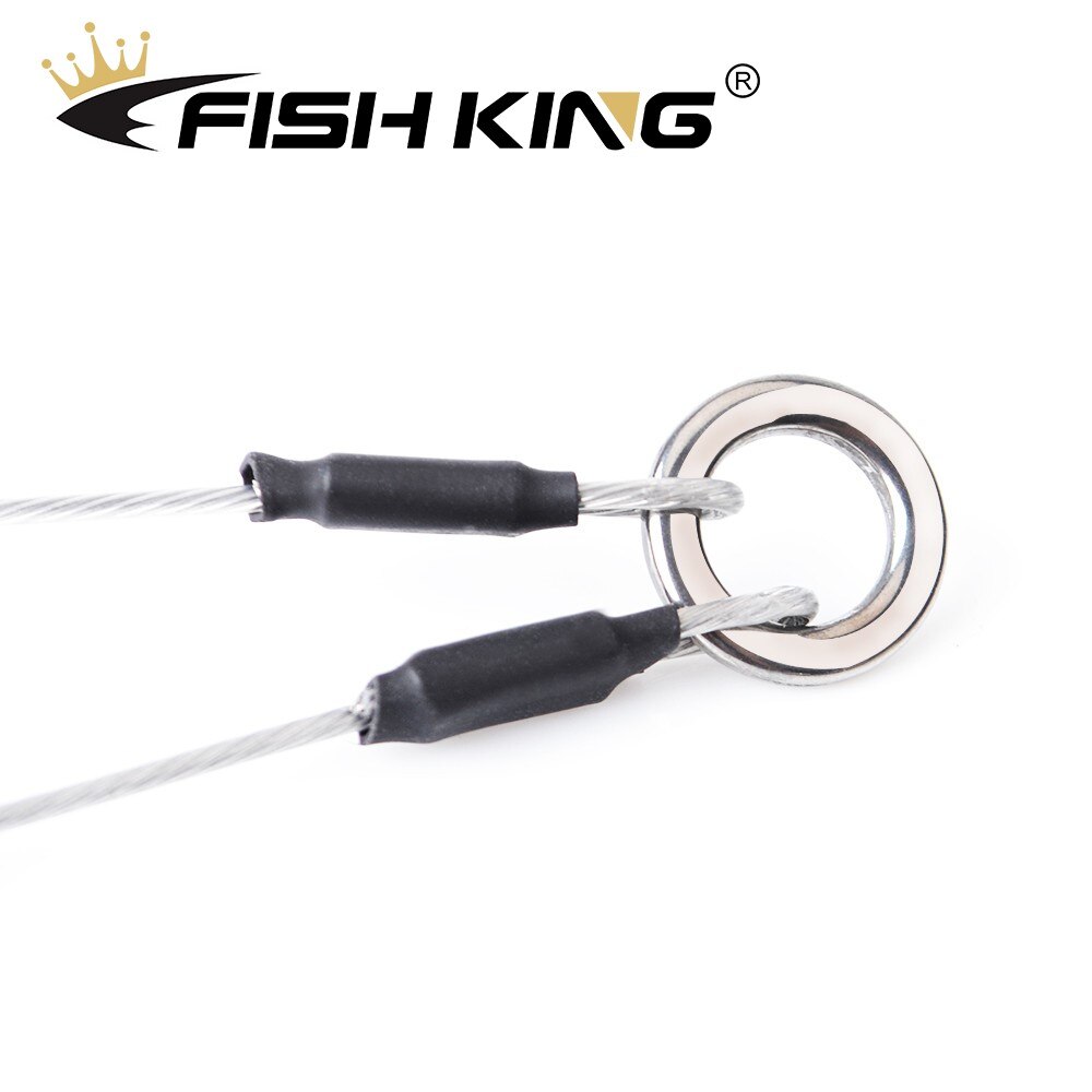 FISH KING 100/120/150Lbs Metal Jig Double Hook High Carbon Steel 5/0#-12/0# Assist Hooks With Line Fishing Hook