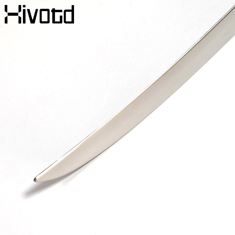 Hivotd For Volkswagen Tiguan MK2 Stainless Rear Tail Trunk Lid Molding Trims Strip Cover Trim accessories car styling