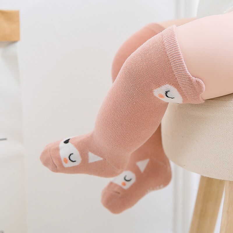 Unisex Lovely Cute Cartoon Fox Kids baby Socks Knee Girl Boy Baby Toddler Socks animal infant Soft Cotton socks