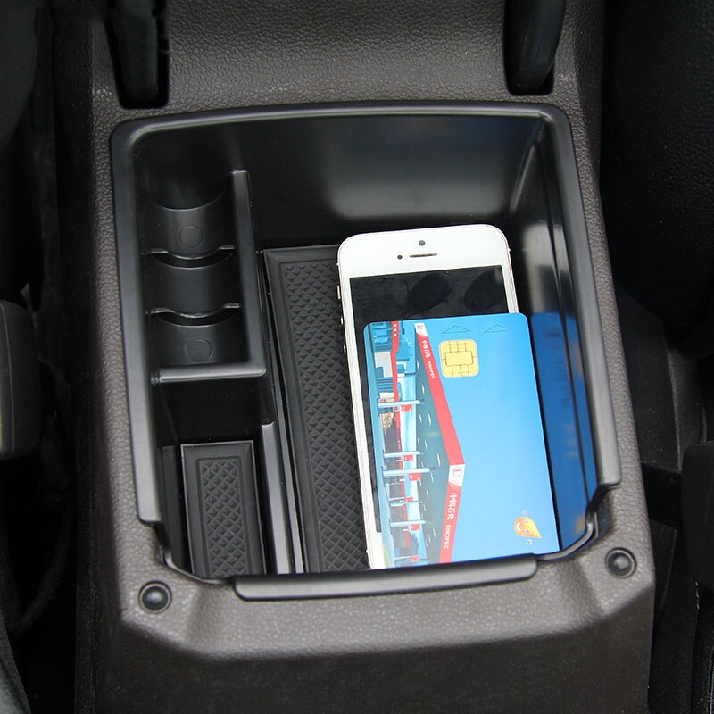 Armrest Storage Box For VW Tiguan 2 Mk2 Center Console Bin Glove Tray Holder Case Car Organizer