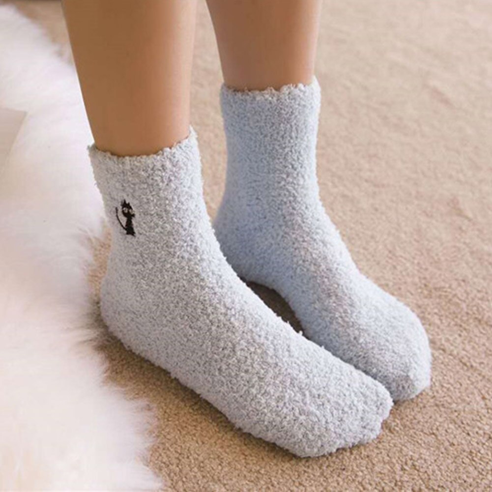 Cute Funny Cats Paw Socks Women Thicken Cartoon Animals Fingers Sock Girls Ladies Hosiery Toe Zebra/Tiger/Cat Foot Sox: 1