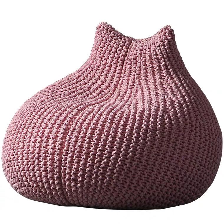 Tricot pouf chaise fait main housse de canapé pour salon ou chambre