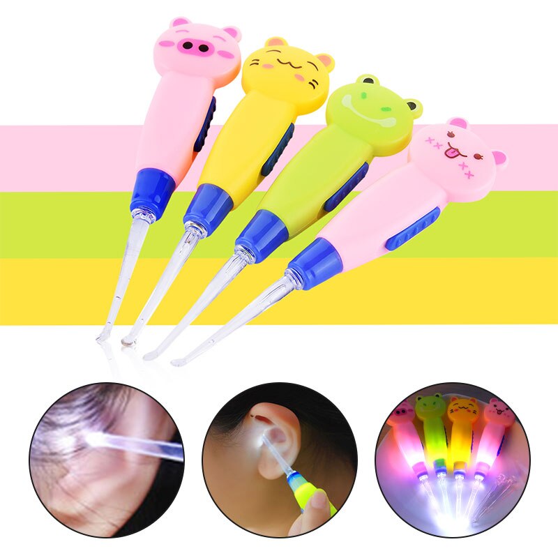 Accesorios lindos de la cuchara de la oreja herramienta de limpieza del oído segura de la cera de la oreja