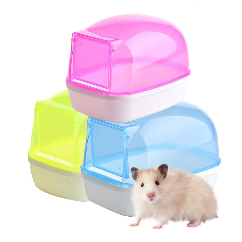 Hamster forsyninger hamster badeværelse lækagesikkert sand badeværelse stor hamster gylden bjørn badeværelse toilet toilet leverer tilfældig farve