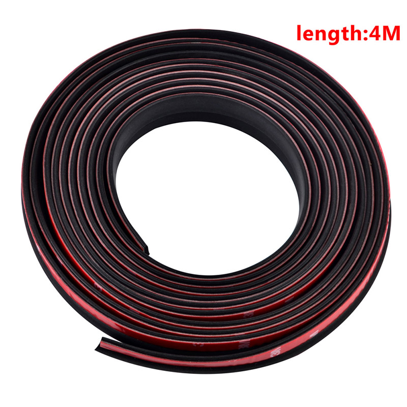 4M Universal Coche forma Z sello de goma tiempo tira hueco puerta ventana borde moldura decorar burlete