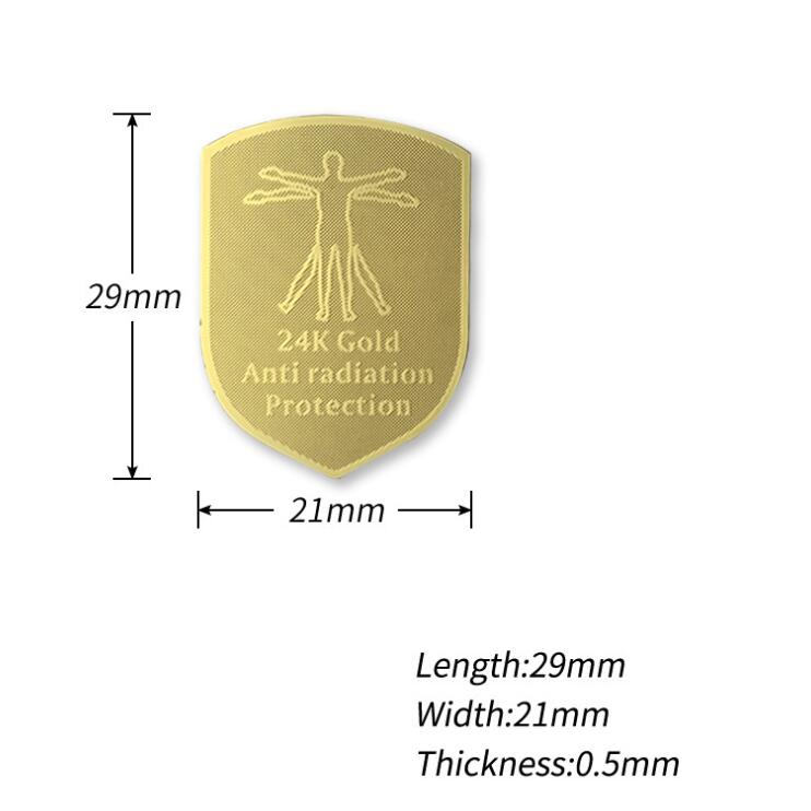 Anti Radiation Protector Shield EMF Protection Cell Phone Sticker EMR Blocker: Shield Doubleman24K