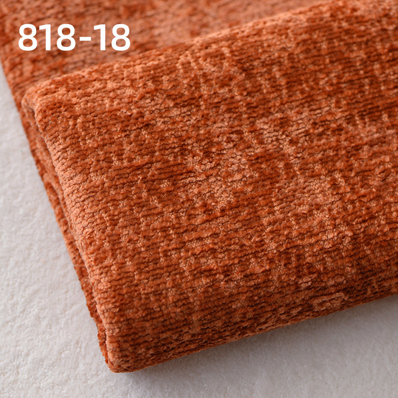 Chenille stof tykt pude sofabetræk stof: Orange