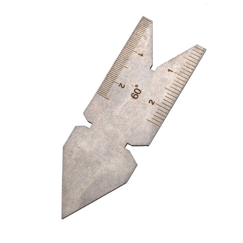 ! Screw thread pitch cutting gauge tool set 4pcs centre gage 55&60 Degree Inch & Metric