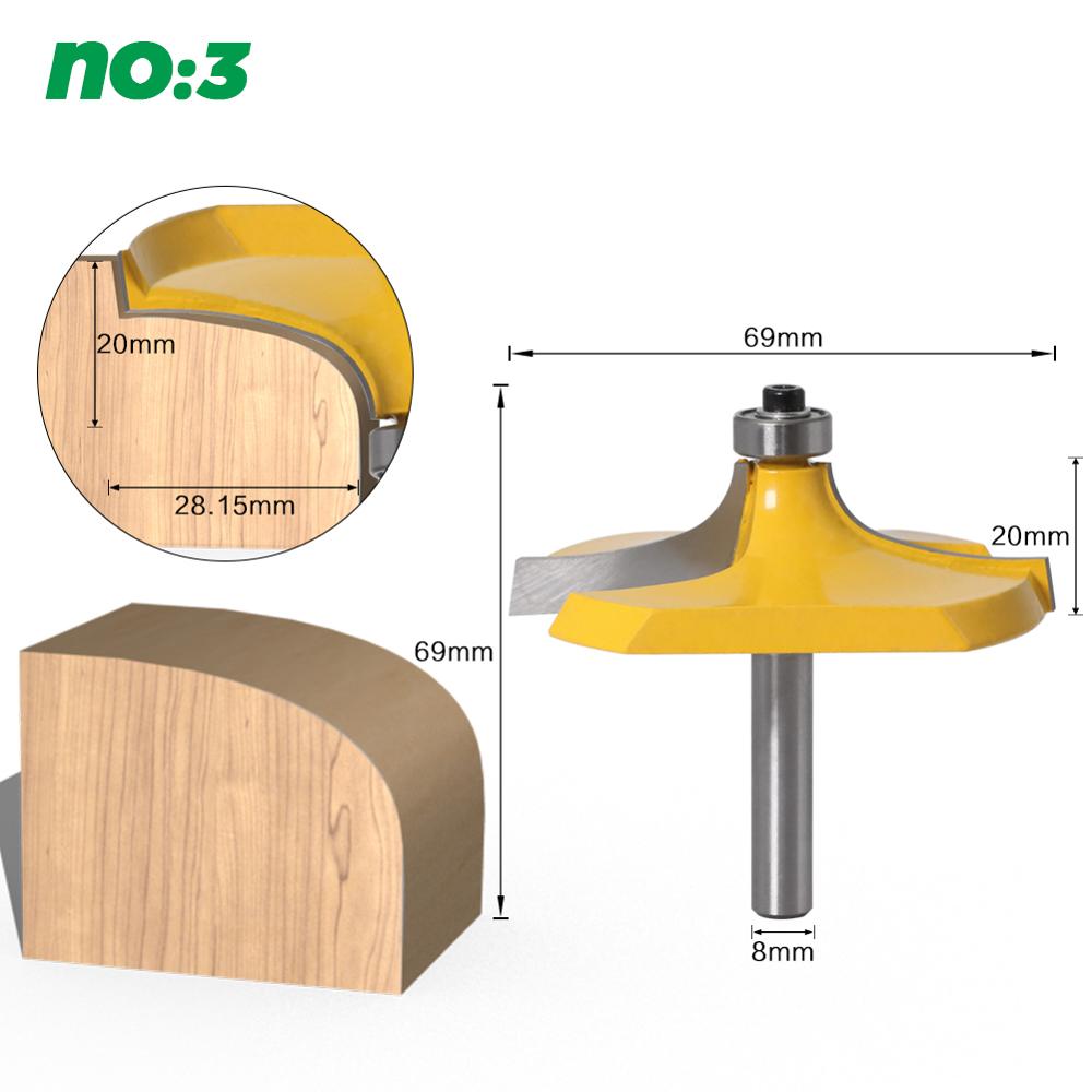 8mm Schacht Armsteun Cutter Houtbewerking Frees Gong Frezen Router Bit Graveermachine Frees Trimmen Cutter: 29 Mm