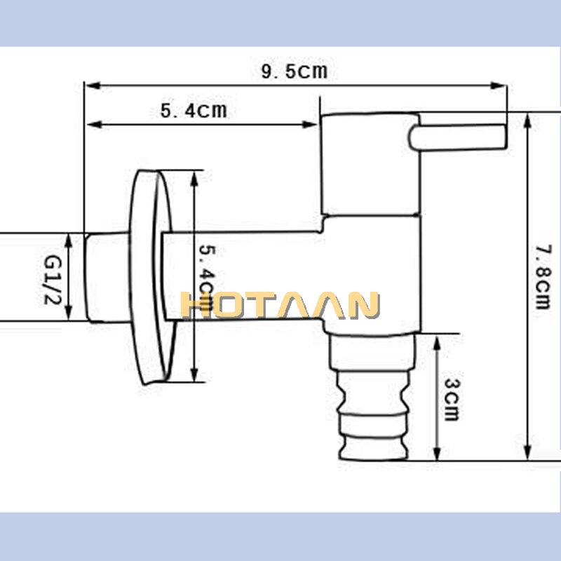 Cold Tap Washing Machine Bathroom Faucet Bibcock faucet tap crane Brass washing machine, laundry mop pool cock torneira grifos
