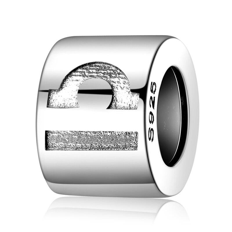 JewelryPalace Zodiac 925 Sterling Silver Beads Charms Silver 925 Original For Bracelet Silver 925 original Beads Jewelry Making: Virgo