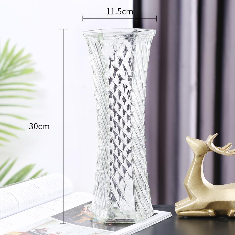 Vase Extra Large en verre, bambou, Rose, lys, décoration pour la maison, Arrangement de fleurs, pour le salon: G