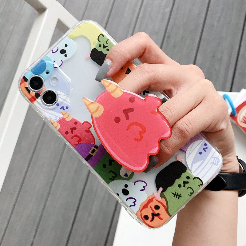 Cute Cartoon Animal Mobile Phone Bracket Extension Bracket Grip Bracket Airbag Mobile Phone Bracket for Mobile Smart Phones