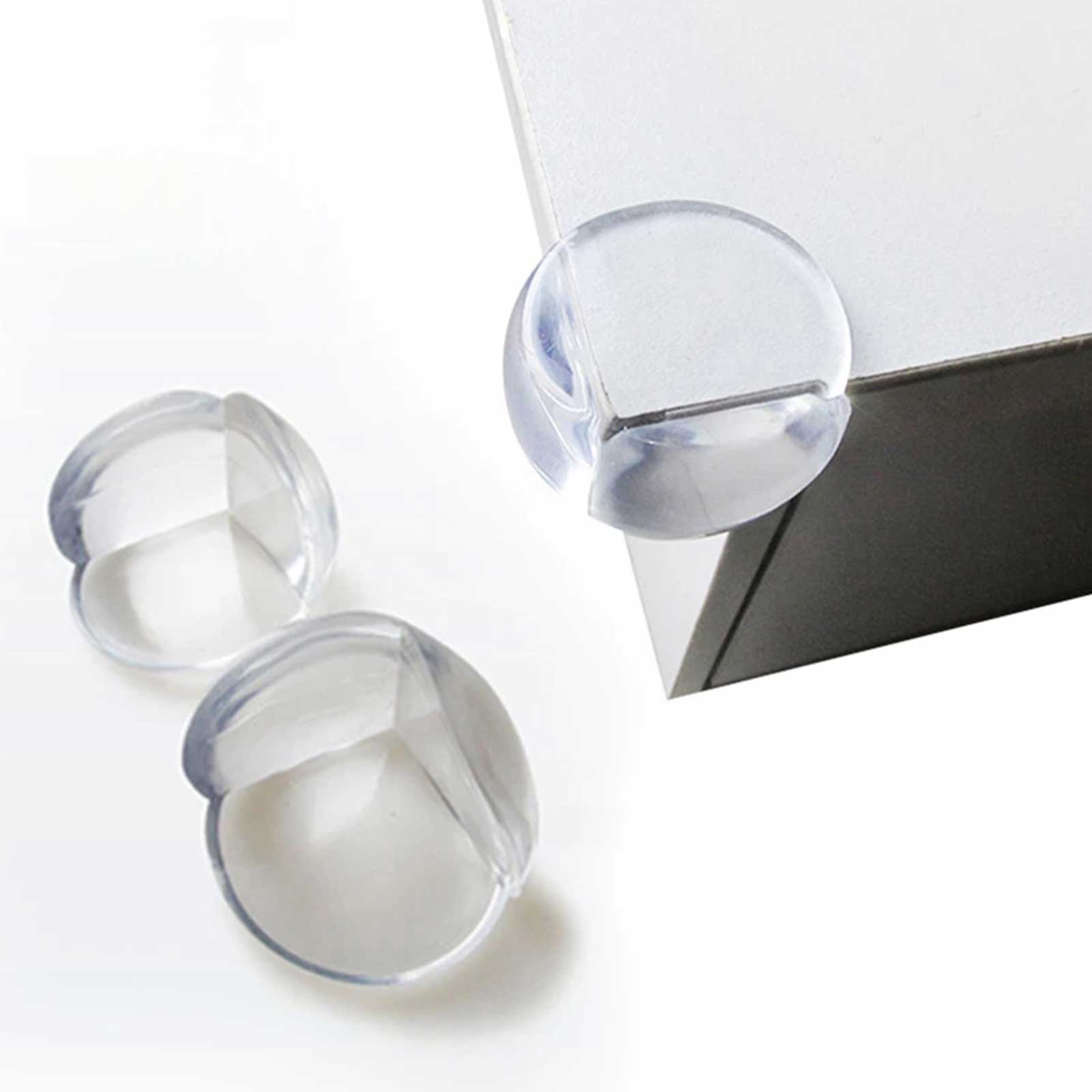 10PCS Baby Security Lock Thick Spherical Anti-collision Angle From Doors Drawers Protector Transparent Safety Table Corner Edge