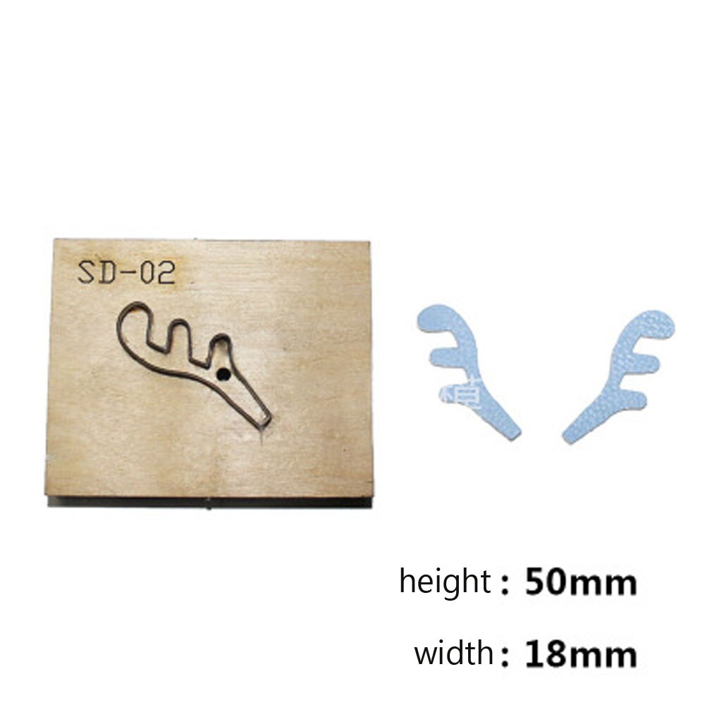 DIY patch work die cut knife mould leather craft template cutter hand tool: Deep Blue