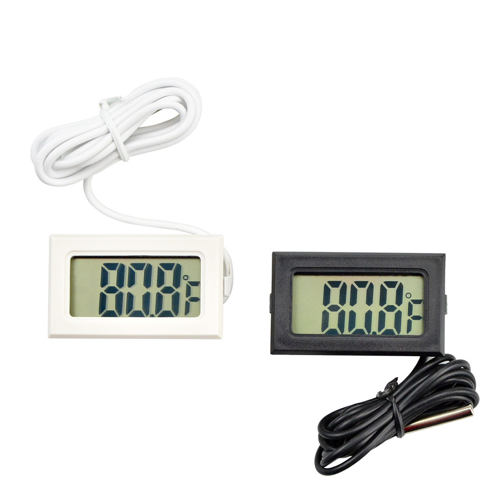 Mini Digital LCD Probe Fridge Freezer Thermometer Sensor Thermometer Thermograph For Aquarium Refrigerator Kit Chen Bar Use