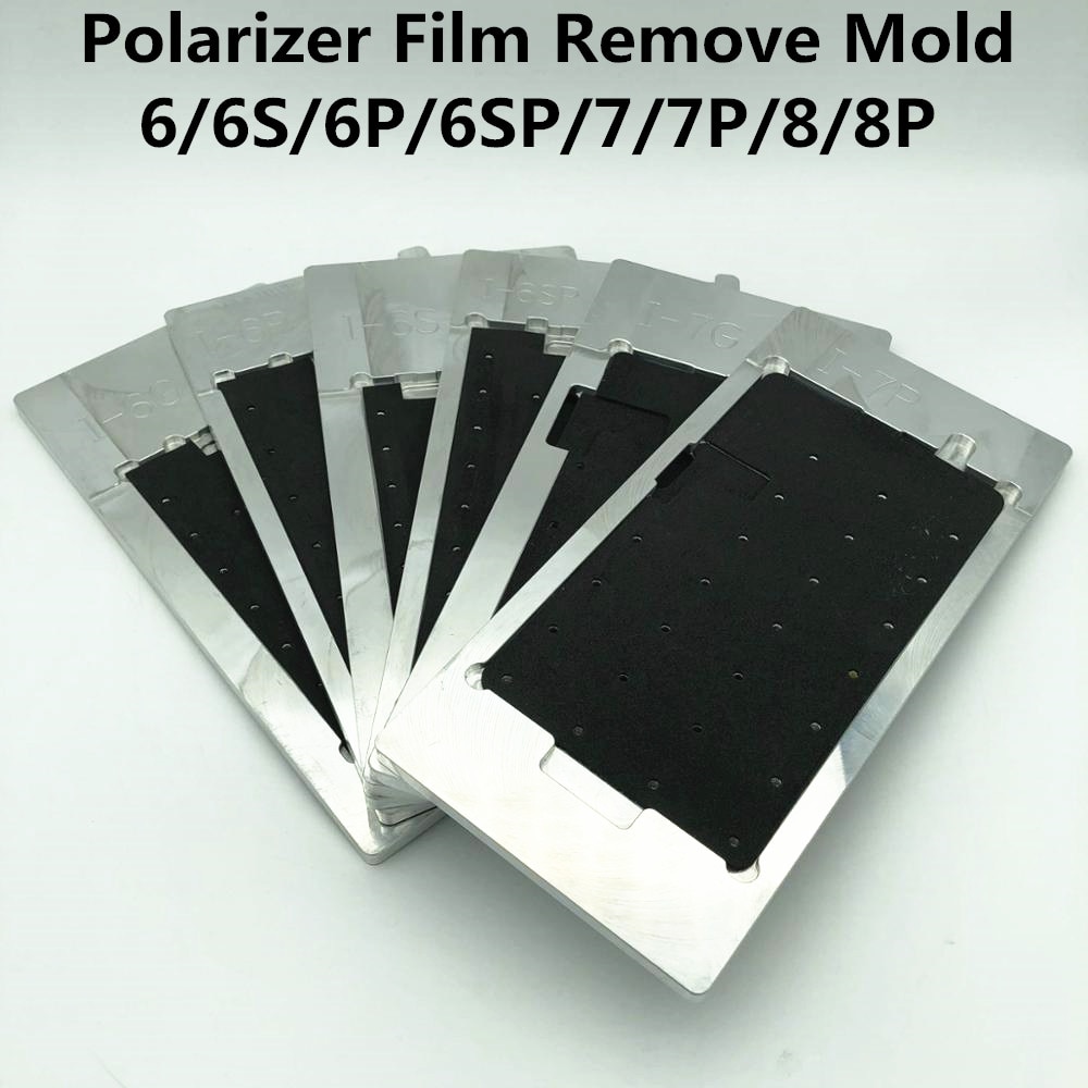 LCD Polarizer Film Remove Mold For 6/6S/6P/6SP/7/7P/8/8P LCD Display Heating Adsorption Polarizer Film Removing Repair