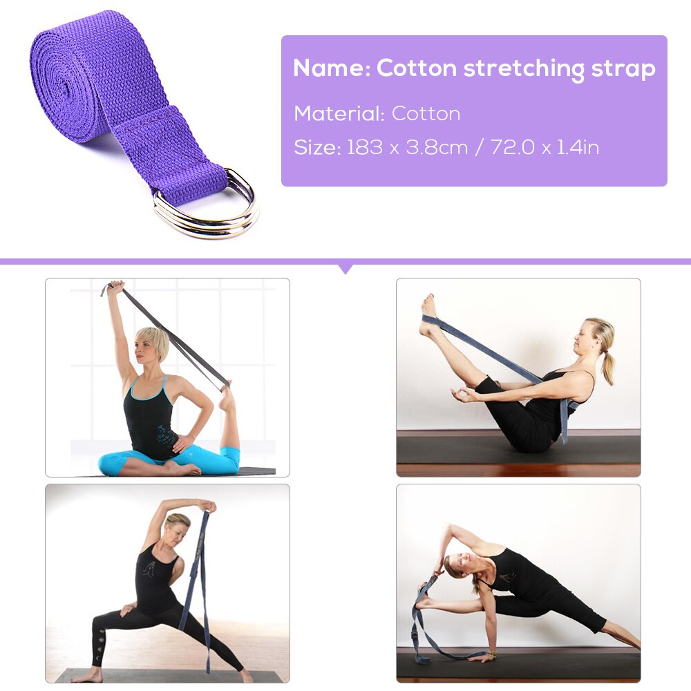 2pcs EVA Yoga Blocks 1pcs Cotton Yoga Strap Stability Blocks Yoga Strap Set for Yoga Pilates Meditation Sports Exercise Gym Foam