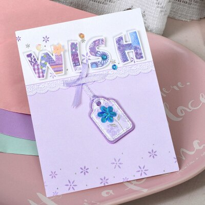 cute paper 3d handmade cards flower message cards greeting cards: MINI 0804 II 02