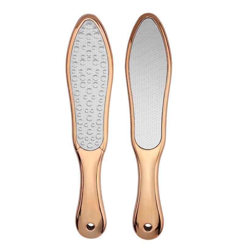 Pedicure Foot Care Tools Voet Bestand Raspen Eelt Dead Skin Remover Professionele Rvs Dubbele Kanten Bestanden: Default Title