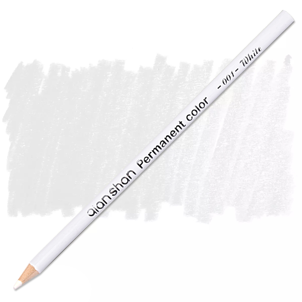 5Pcs Zwart Wit Kleur Potloden-Permanente Kleur Tekening Potlood Olie gebaseerde Houten Kleurpotloden voor Kunstenaar en beginner